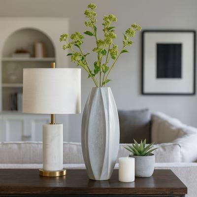 Sagebrook Home Decorative Vase - Ceramic Unique Sculpted