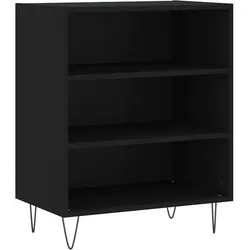 vidaXL Sideboard Schwarz 57x35x70 cm Holzwerkstoff