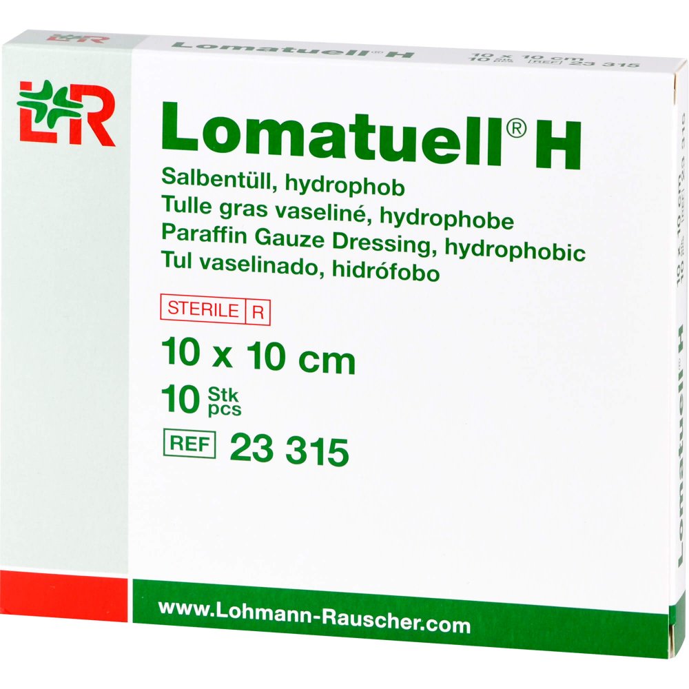 B2B Medical GmbH Lomatuell H Salbentüll 10x10 cm steril 15378589
