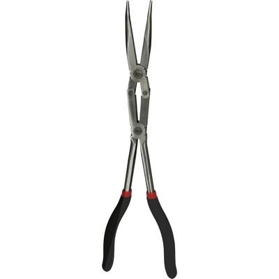 Ks Tools Doppelgelenk-Flachrundzange, 45° gebogen, XL [Hersteller-Nr. 500.7163]
