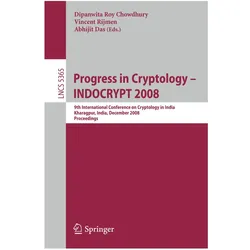 Progress in Cryptology - INDOCRYPT 2008, Fachbücher von Abhijit Das, Vincent Rijmen, Dipanwita Roy Chowdhury