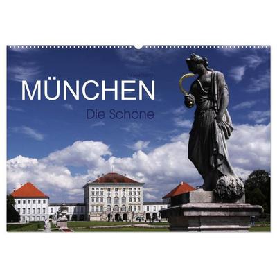 München - Die Schöne (Wandkalender 2027 DIN A2 quer), CALVENDO Monatskalender