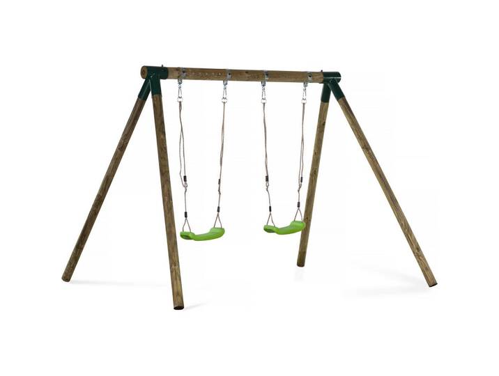 Habitat Garten Klettergerüst AUS Holz eden Braun, Dunkelbraun, Holz, 185x190x240 cm, Freizeit & Co, Gartenspielzeug