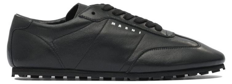 Marni 8059030643796, Modische Sneakers, Schwarz, Black, Gummi, Rindshaut, Leder