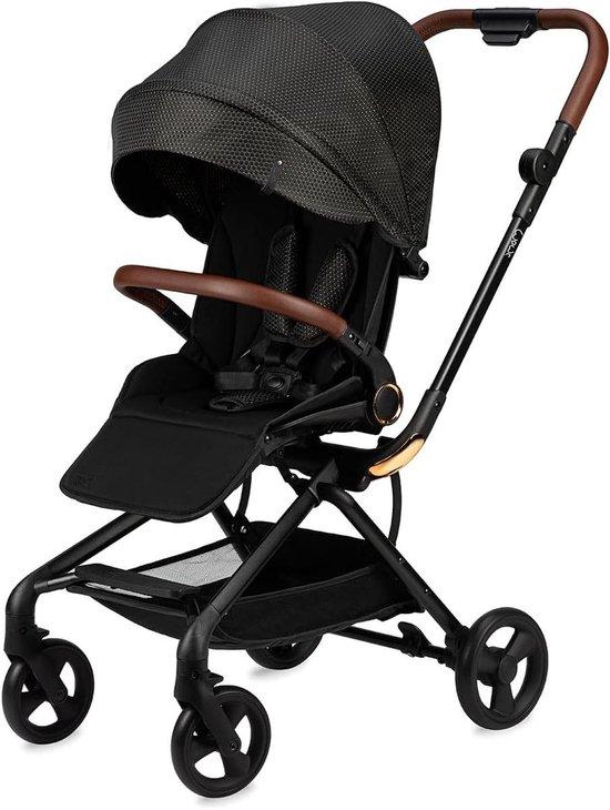 Babywagen - Baby Buggy - Täglicher Gebrauch - 360 Grad Sitz - Bis zu 22 kg - Schwarz-Gold
