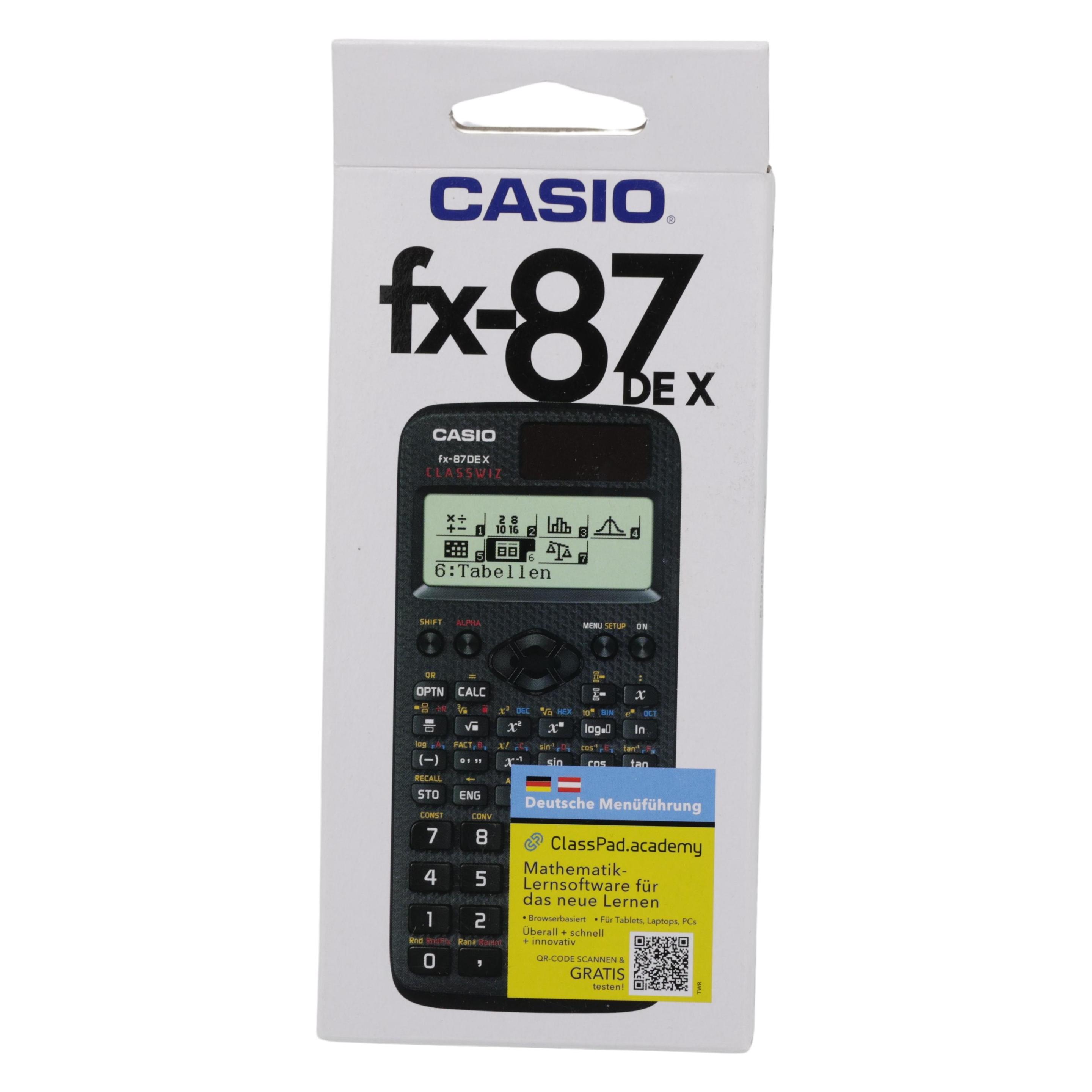 Casio FX-87DE X (Batteriebetrieb, Solarenergie) (FX-87DE X)