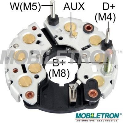 MOBILETRON Gleichrichter, Generator rb93h 120mm für DAF Iveco Mercedes