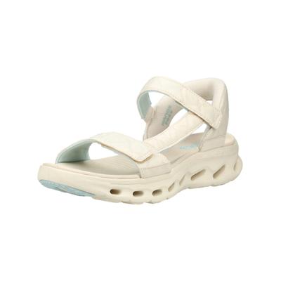 Riemchensandale SKECHERS "Skechers Sandalen Textil", Damen, Gr. 37, beige (natur), Textil, Schuhe Riemchensandale