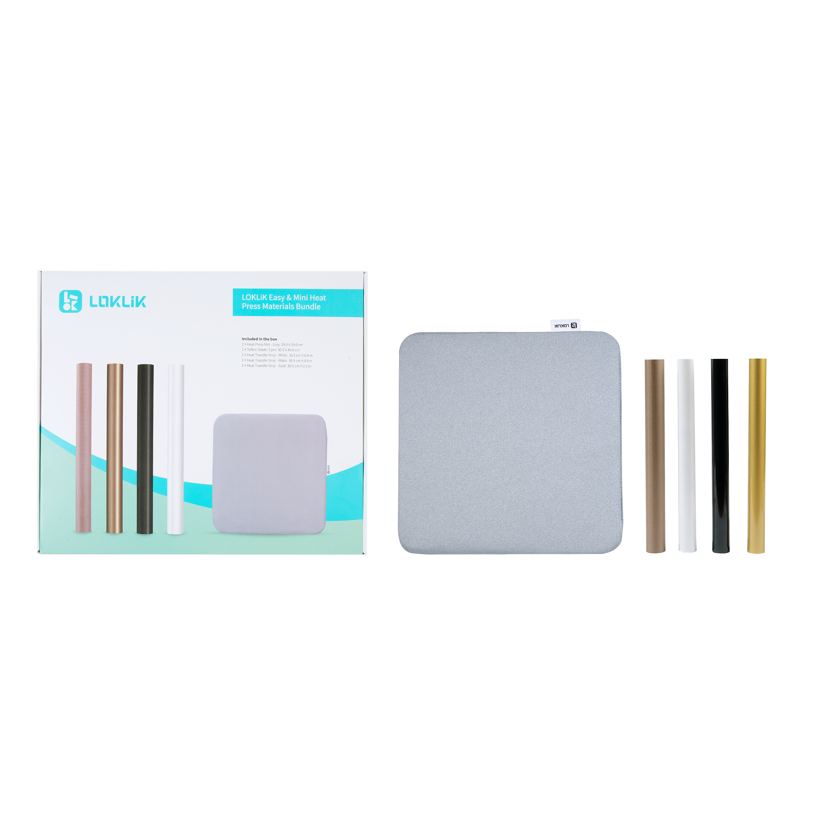 LOKLiK Starter Pack for Mini & Easy Heat Press SG-RYJPJ-0003-US-L-B2B