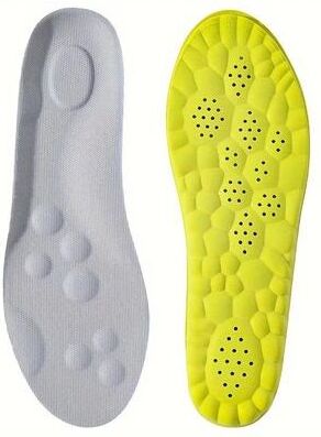 Uplift Essentials High Elasticity Latex Orthotic Sport Insoles green 5 6