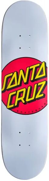Santa Cruz Skateboards Tavola Skateboard Santa Cruz Classic Dot (8" - White Dot) taglia 8"