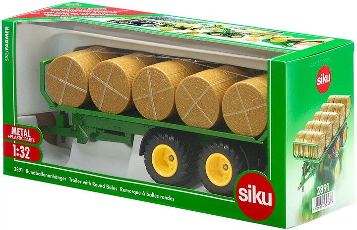 Remorque à balles rondes - Siku