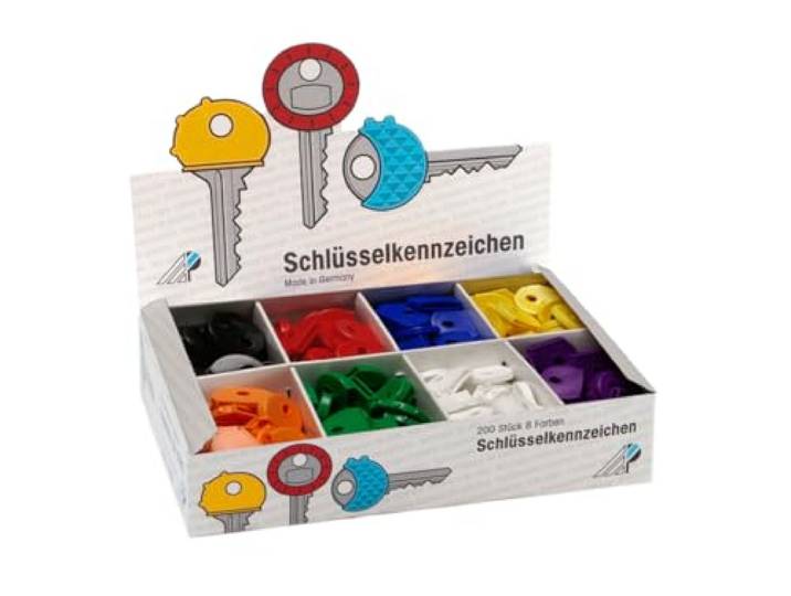 Wedo 262 8025 Porte-clés avec anneau orange