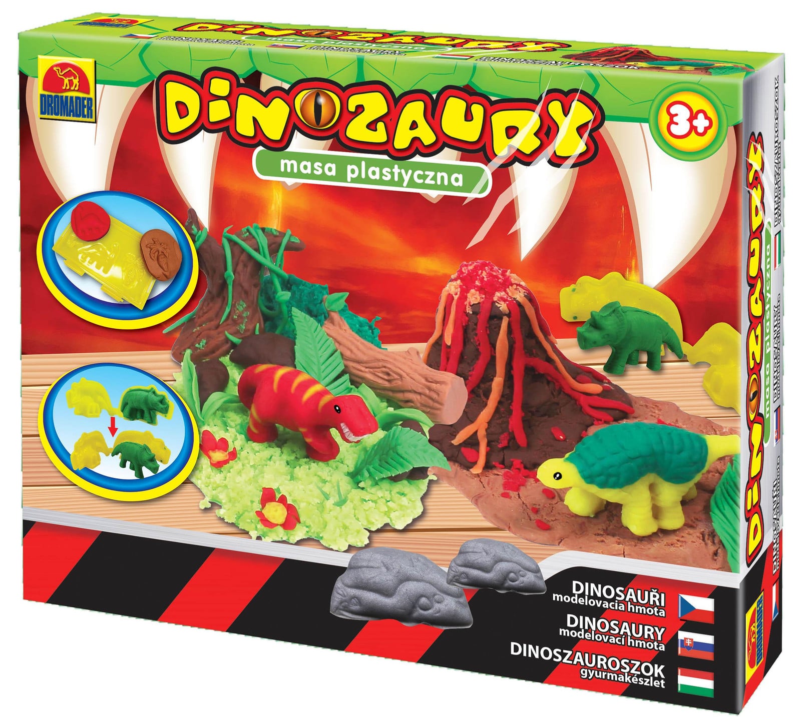 Dromader Kneedbare Dinosaurus Speelgoed