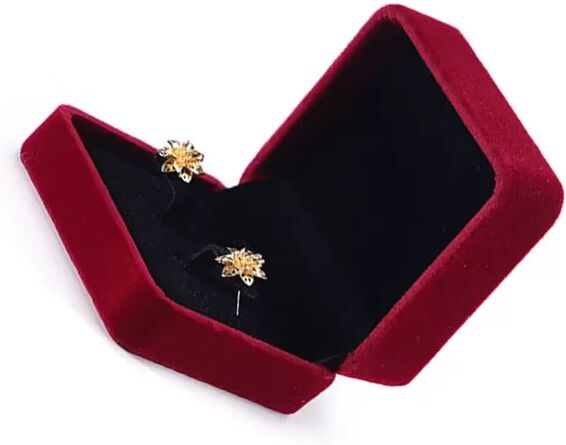 INF Schmuckkästchen/Ohrringkästchen aus Flanell