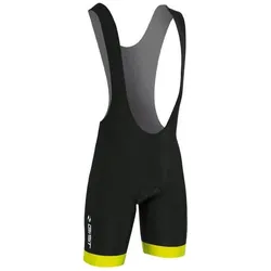 Gist, Unisex, Velohosen, Fond Coolmax 3XL (3XL), Schwarz, Mehrfarbig, Gelb