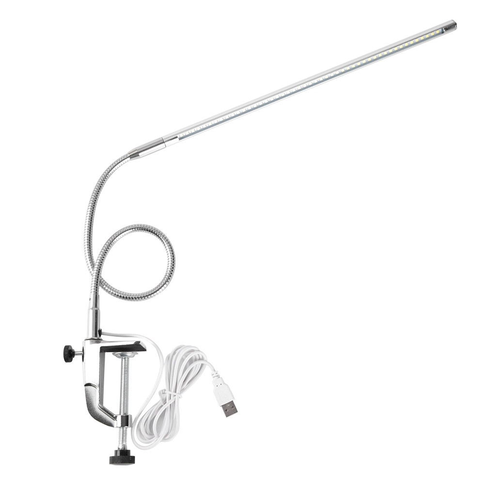 Cocosity USB-verstelbare LED-bureaulamp met klem voor lezen en precisiewerk
