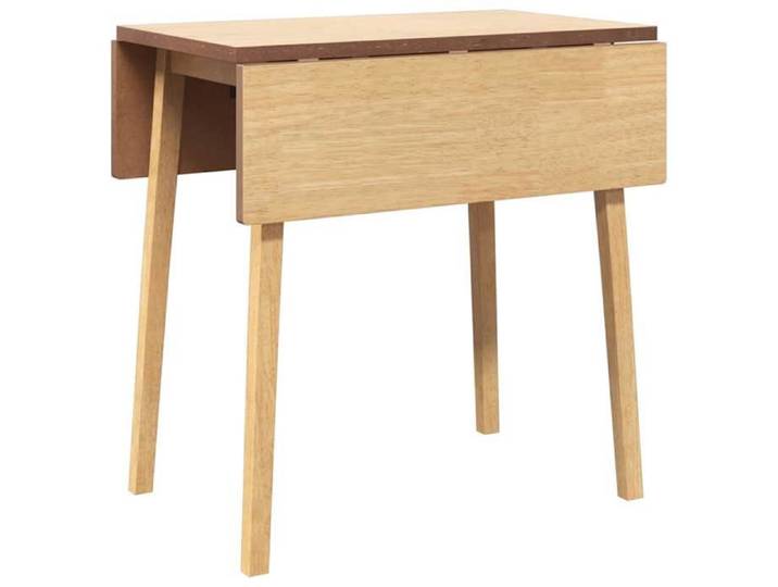 Vendre à perte - Table à manger Rectangulaire-Table de cuisine naturel bois massif et caoutchouc 45412