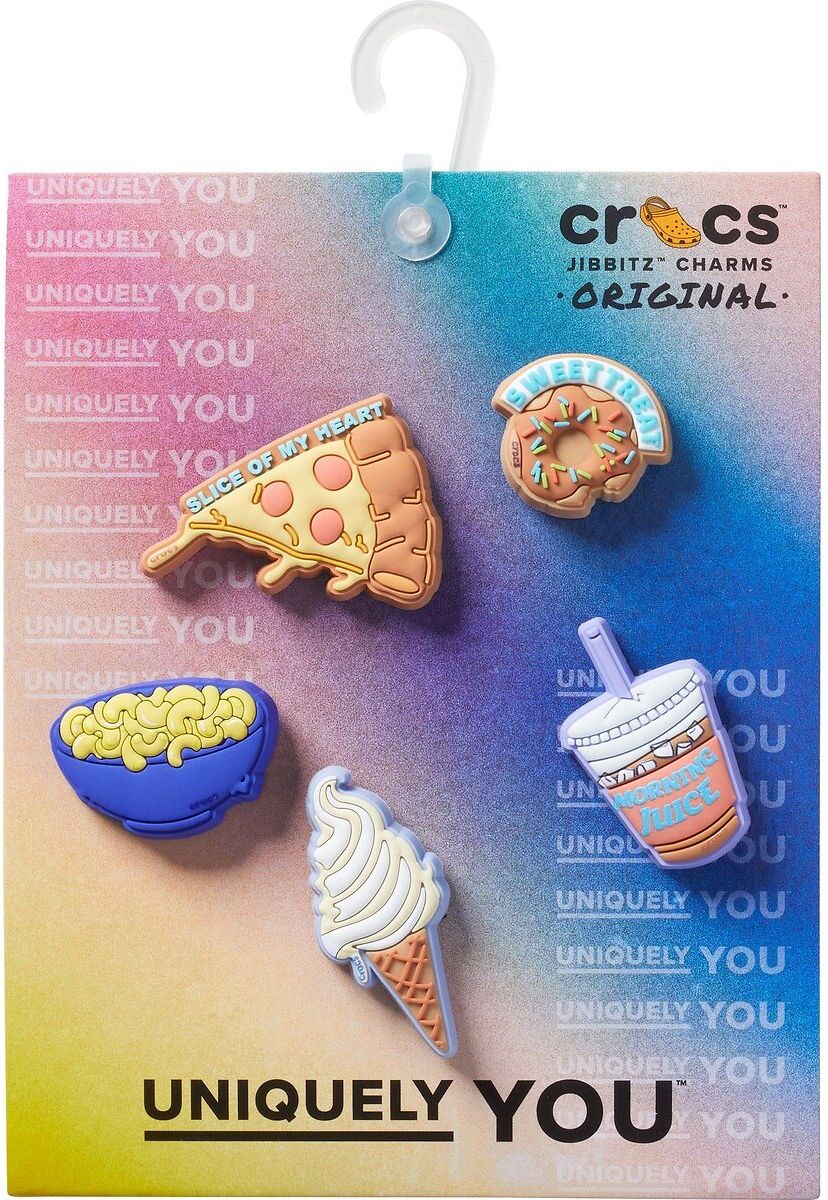 CROCS Lot de 5 Jibbitz Funny Foods