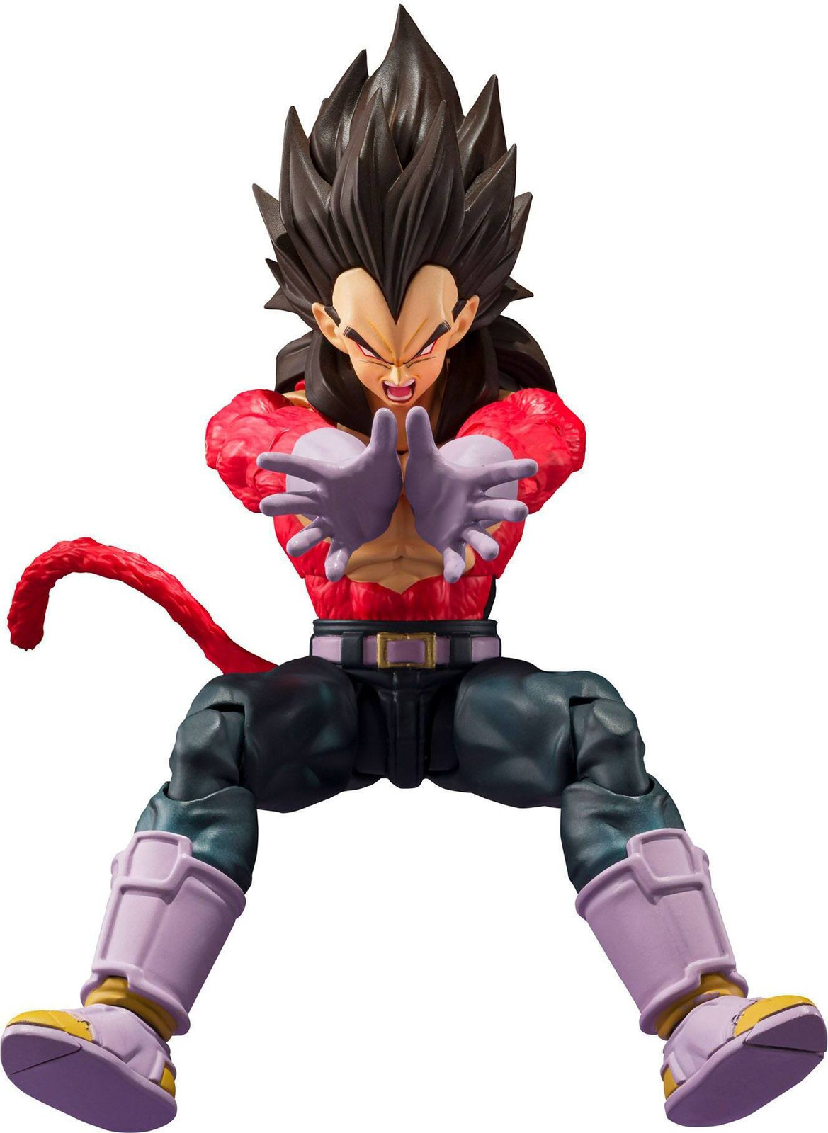 Bandai Tamashii Nations Dragon Ball GT S.H. Figuarts Super Saiyan 4 Vegeta actiefiguur, 13 cm