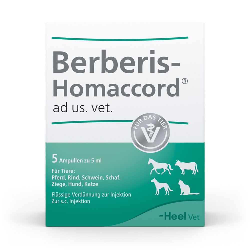 Berberis Homaccord ad us.vet.Ampullen 5x5 ml Ampullen