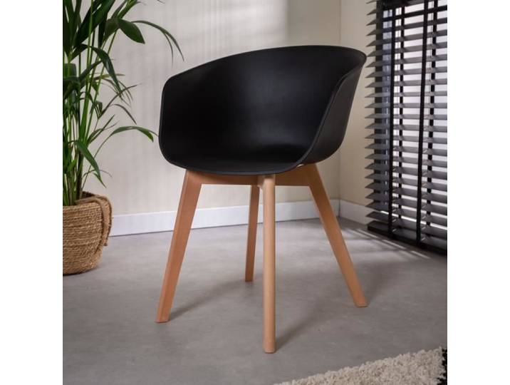 Herning Chaise Salle À Manger Scandinave Noir