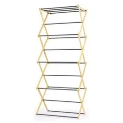 Beldray LA00000050EU7 4 Tier Bamboo Clothes Airer, Wäscheständer, Braun