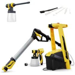Wagner Farbsprühsystem Universal Sprayer W 950 FLEXiO + Aufsatz Extra Brilliant + Wandfarbe im exklusiven Bundle