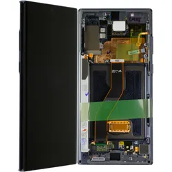 LCD Kompletteinheit inkl. Frontcover für Samsung Galaxy Note 10+ N975F, schwarz
