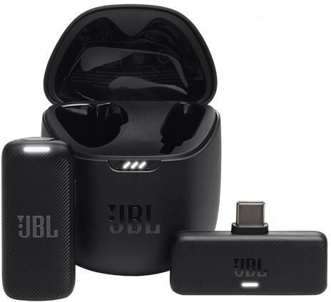 Microfone + Transmissor JBL Quantum Stream Wireless USB-C - Preto