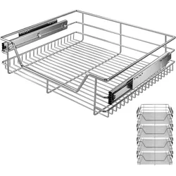 Teleskopschublade 4er-Set 60cm Schrankbreite Außenmaß