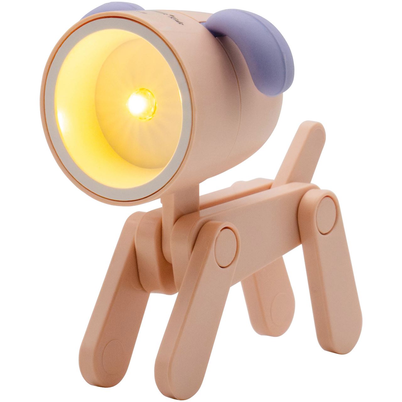 Realpower LED-Tier Taschenlampe Pink dog