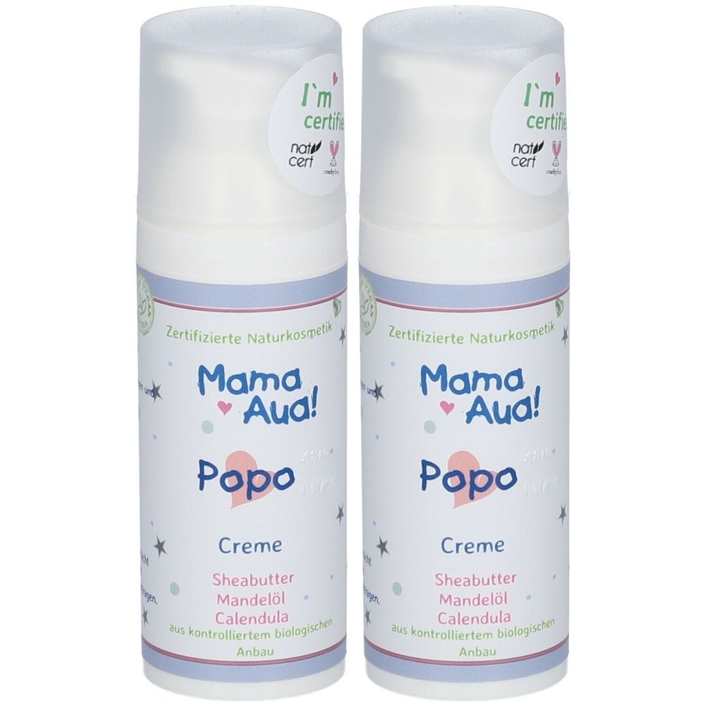 Mama-Aua CR Popo x2 2x50 ml Creme