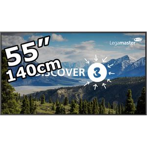 Legamaster Digital-Signage Discover 3 DIS-5520, 55 Zoll, 4K UHD 3840 x 2160 Pixel, 500 cd/m², 24/7 Betriebszeit