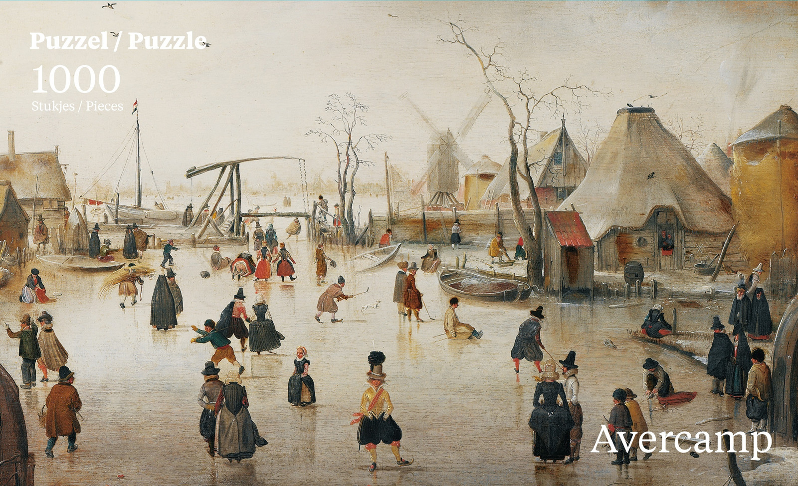 Puzzelman Puzzel IJssmaak Hendrick Avercamp Mauritshuis 1000 stukjes