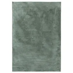 benuta Basic - Kunstfell-Teppich Furry Grün 160x230 cm