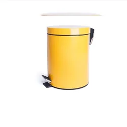 Excelsa Mülleimer Cleany Metall 5 Lt Gelb
