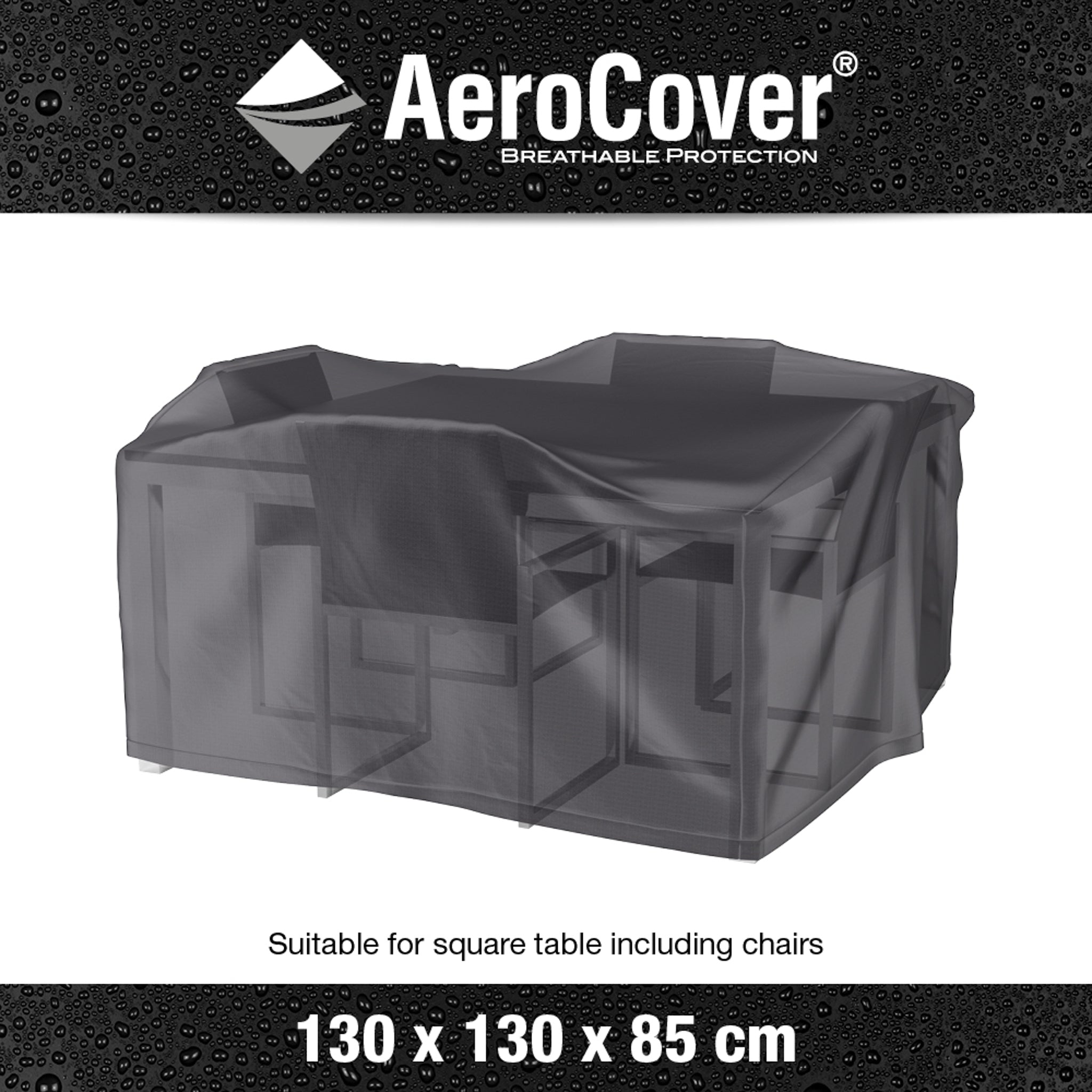 AeroCover - Garden Set Square Cover 130 x 130 x 85cm high