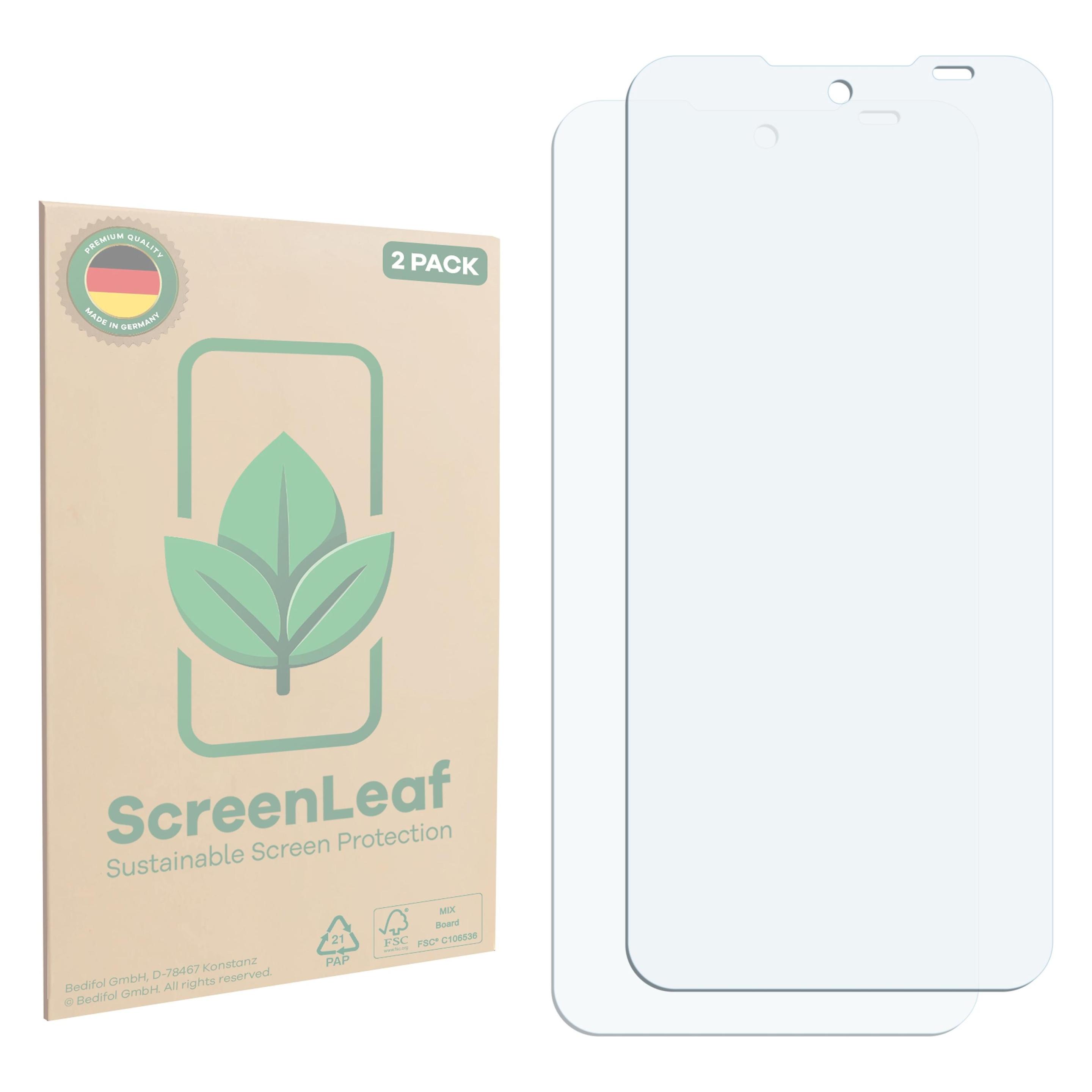 ScreenLeaf Schutzfolie für Sunmi M3 Displayschutz Display Schutz Folie Klar Transparent (6162226)