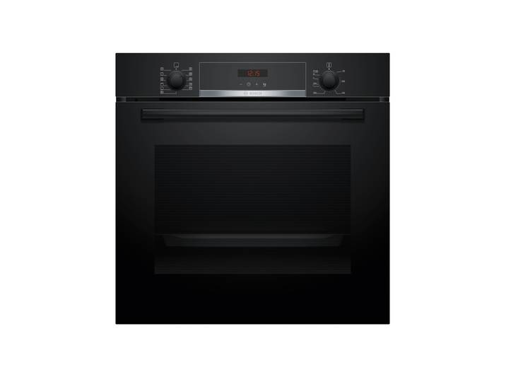 BOSCH Pyrolyse Backofen HBA574BB3 , Energieeffizienz: A+, schwarz, B:59,4cm H:59,5cm T:54,8cm, Backöfen, Perfekte Ergebnisse durch 10 voreingestellte Programme & Pyrolyse, Pyrolyse Backofen