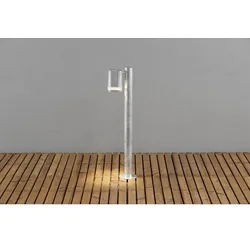 Konstsmide Wegeleuchte MODENA mit Pfahl, GU10 max. 35W, Stahl galvanisiert / Acrylglas klar KON-7517-320