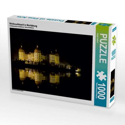 CALVENDO Puzzle Weihnachtszeit in Moritzburg | 1000 Teile Lege-Größe 64x48cm Foto-Puzzle für glückliche Stunden