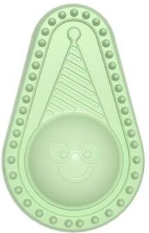 United Avocado TPR Dog Dental Chew Toy For Tooth Cleaning & Teething Relief green