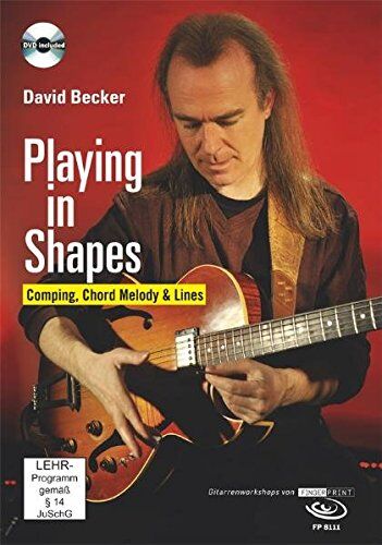 David Becker - Playing in Shapes: Comping, Chord Melody & Lines, mit DVD - Preis vom 30.09.2026 09:01:18 h