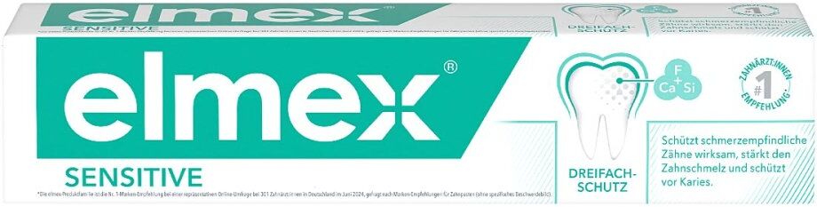 Elmex Sensitive Zahnpasta mit Faltschachtel 75ml