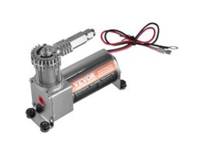 VEVOR Kit de Contrôleur d'Amortisseur Pneumatique, Compresseur de Suspension Pneumatique 12 V 100 PSI, avec Système à Chemin Unique, Manomètre et Conduite d'Air, pour Camions et Fourgonnettes