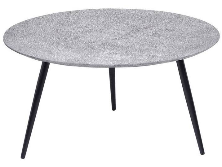 Table basse noire à effet béton EFFIE