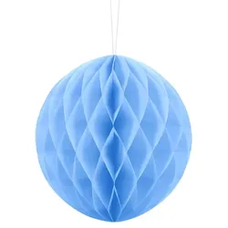 50x Wabenball, Hellblau, 20 cm