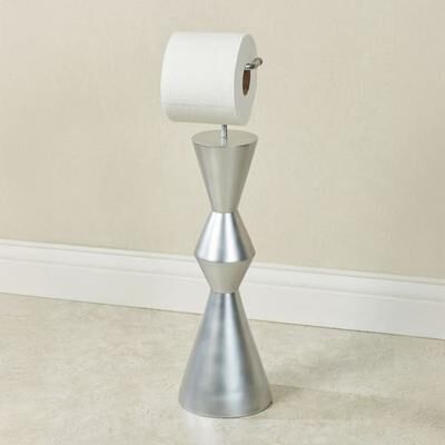 Touch of Class Mod Toilet Paper Stand Silver , Silver