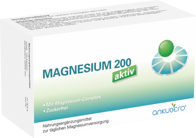 ANKUBERO GmbH MAGNESIUM 200 aktiv Kapseln 32.6 g 07105222
